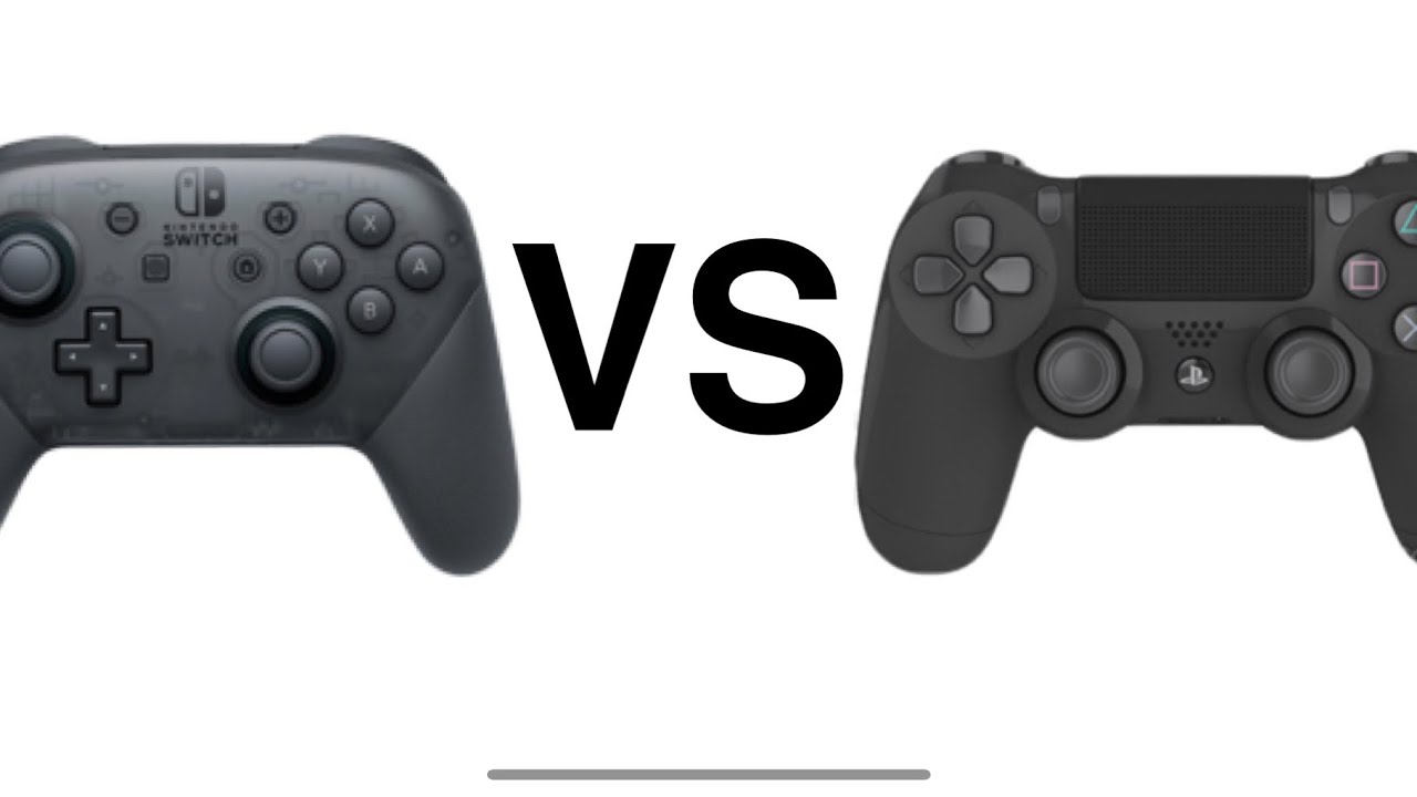 Nintendo Switch Pro Controller VS PS4 Controller - YouTube