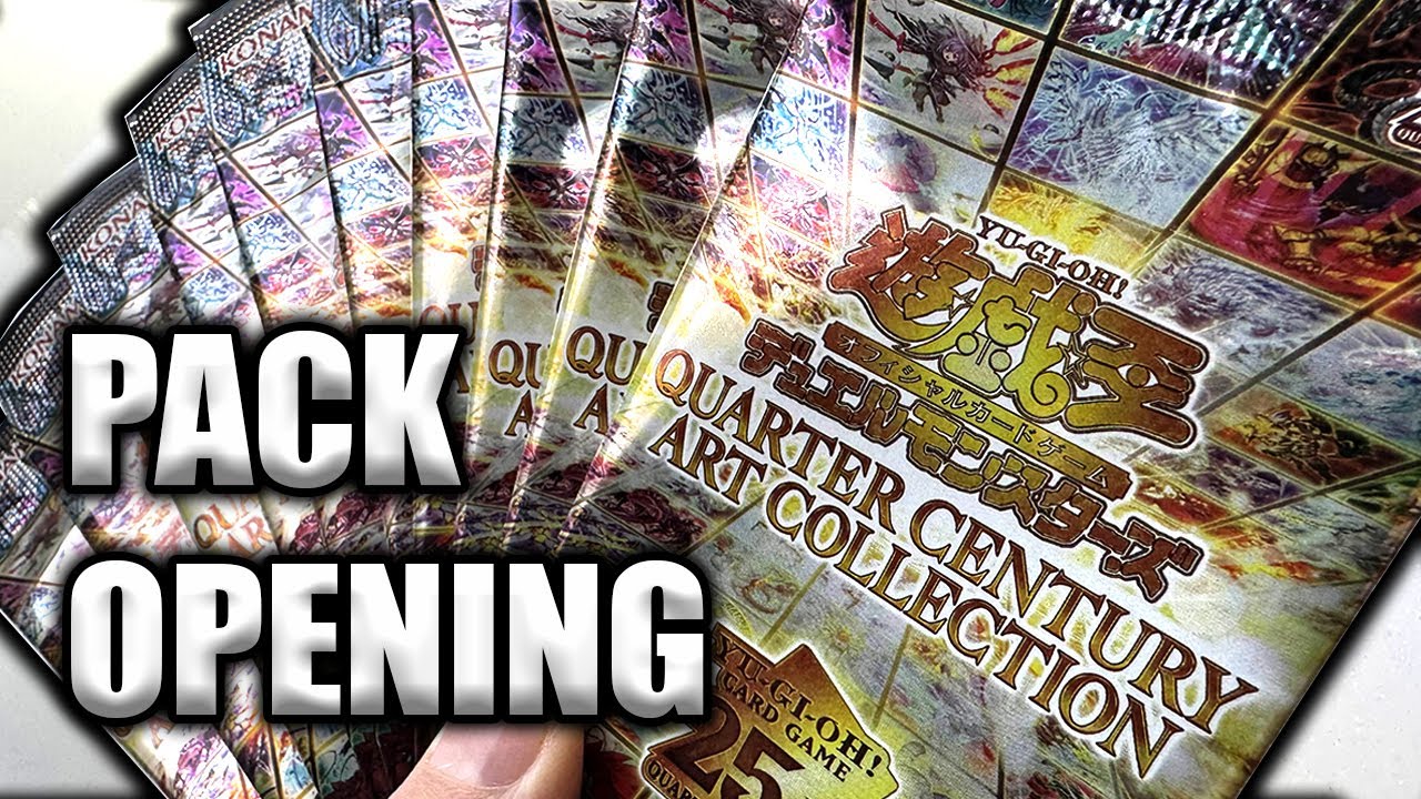 Yugioh Quarter Century Art Collection Box Opening! - YouTube