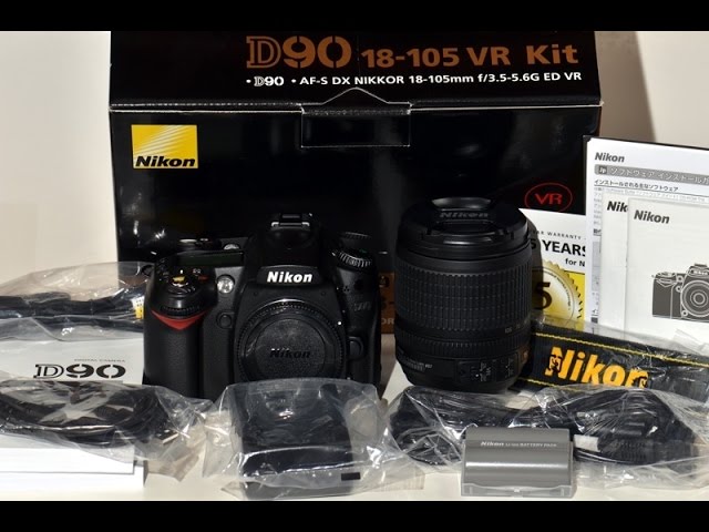 Nikon D90 VR Kit Unboxing & Review - YouTube