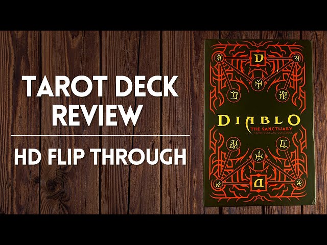 Diablo | The Sanctuary Tarot Deck | Magic Infused Mythos of