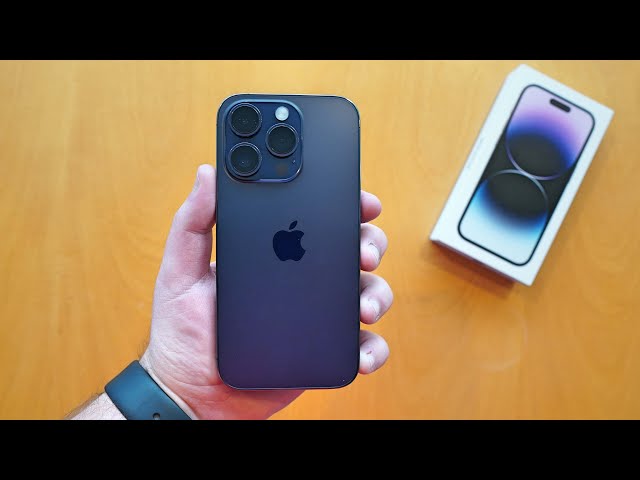 Deep Purple iPhone 14 Pro Unboxing!! - YouTube