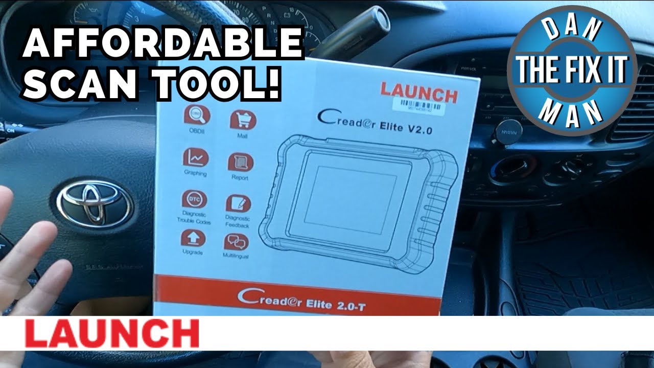 New! LAUNCH Creader Elite V2.0 Bi-Directional OBD2 Scanner Toyota