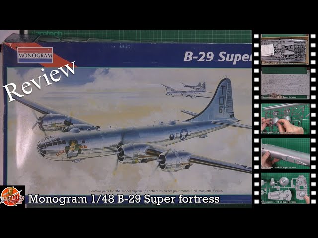 Monogram 1/48 B-29 Superfortress review - YouTube