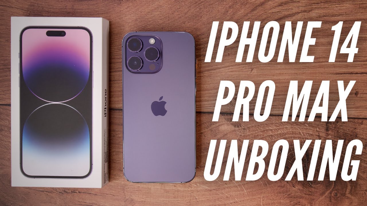 Deep Purple] iPhone 14 Pro Max Unboxing and Comparison - YouTube