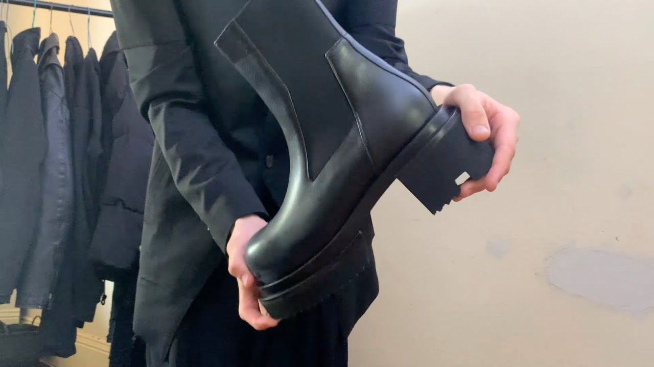 rick owens beatle ballast unboxing - YouTube