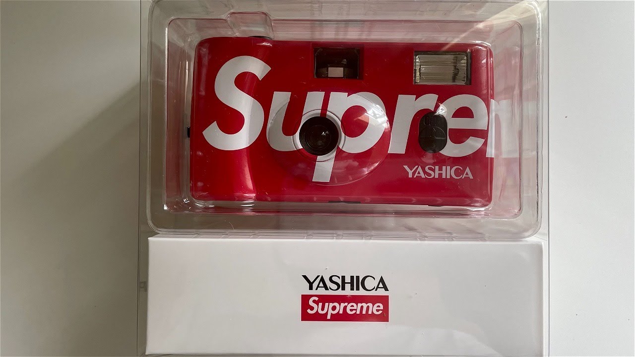 Supreme Yashica MF-1 Camera Red - YouTube