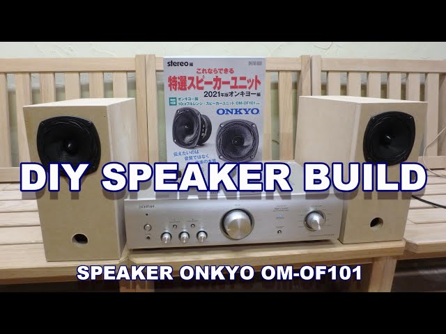 ダブルバスレフスピーカーDB30の作製 ONKYO OM-OF101を使用 - YouTube