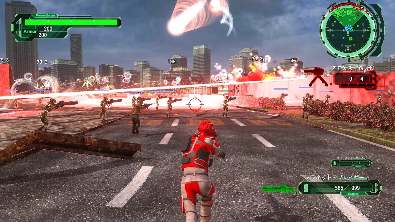 地球防衛軍6】ブレイザーが使えるのは俺達だけじゃなかった動画 M109