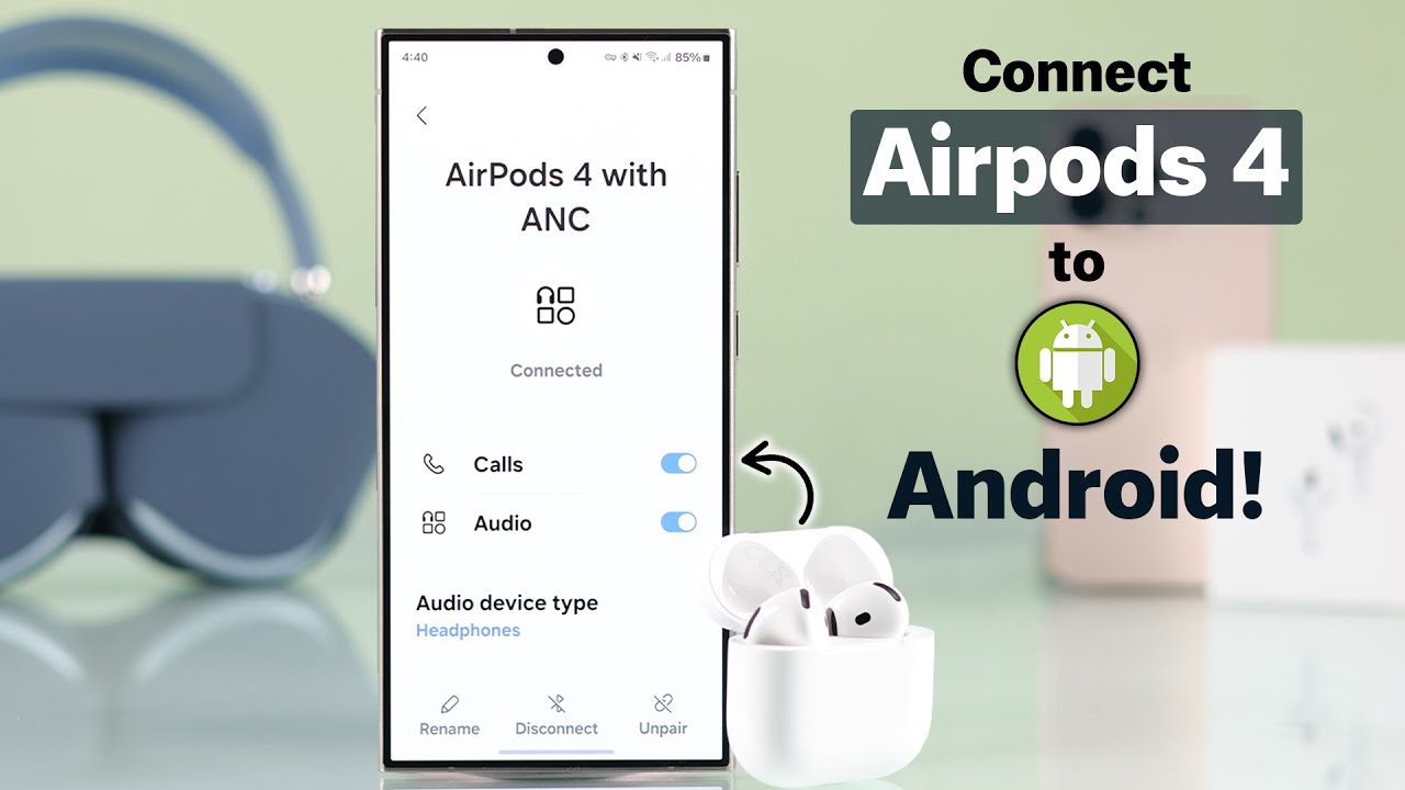 AirPods 4 with ANC: How to Connect with Samsung Android! - YouTube