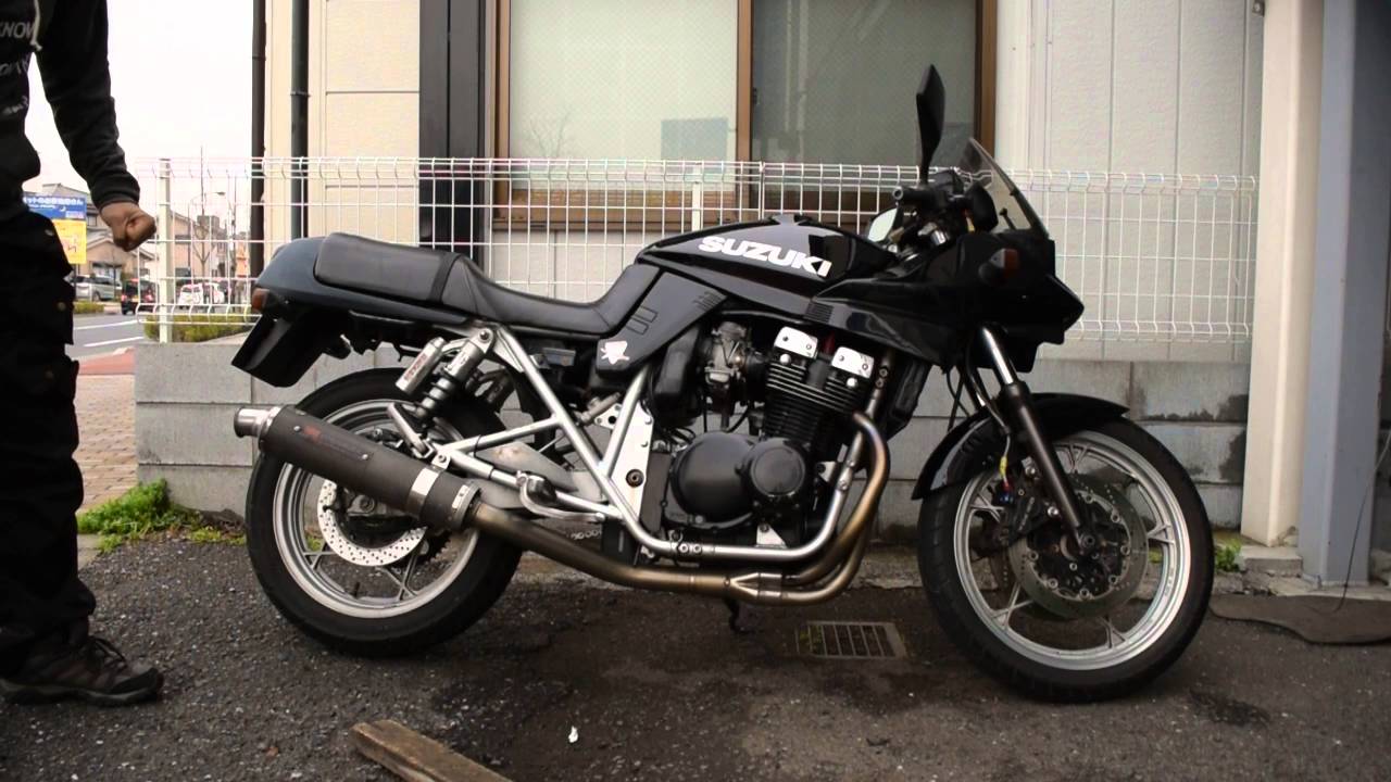 スズキGSX400S-カタナ：ヨシムラサイクロン参考動画 - YouTube