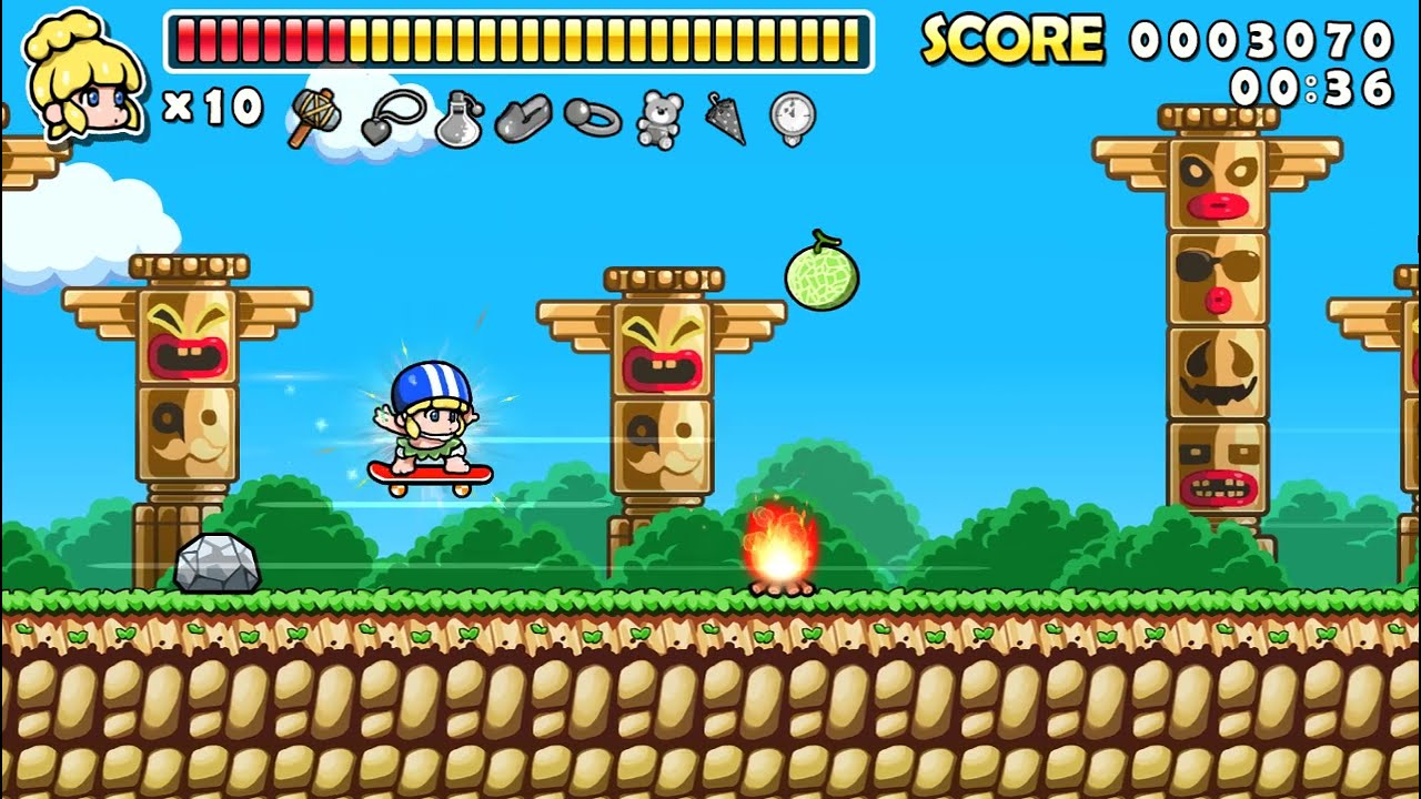 アーケード版「WONDER BOY（ワンダーボーイ））とSwtich版「WONDER BOY