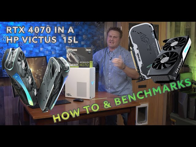 HP Victus 15L Lets install a RTX 4070 Ball to the wall Lets max