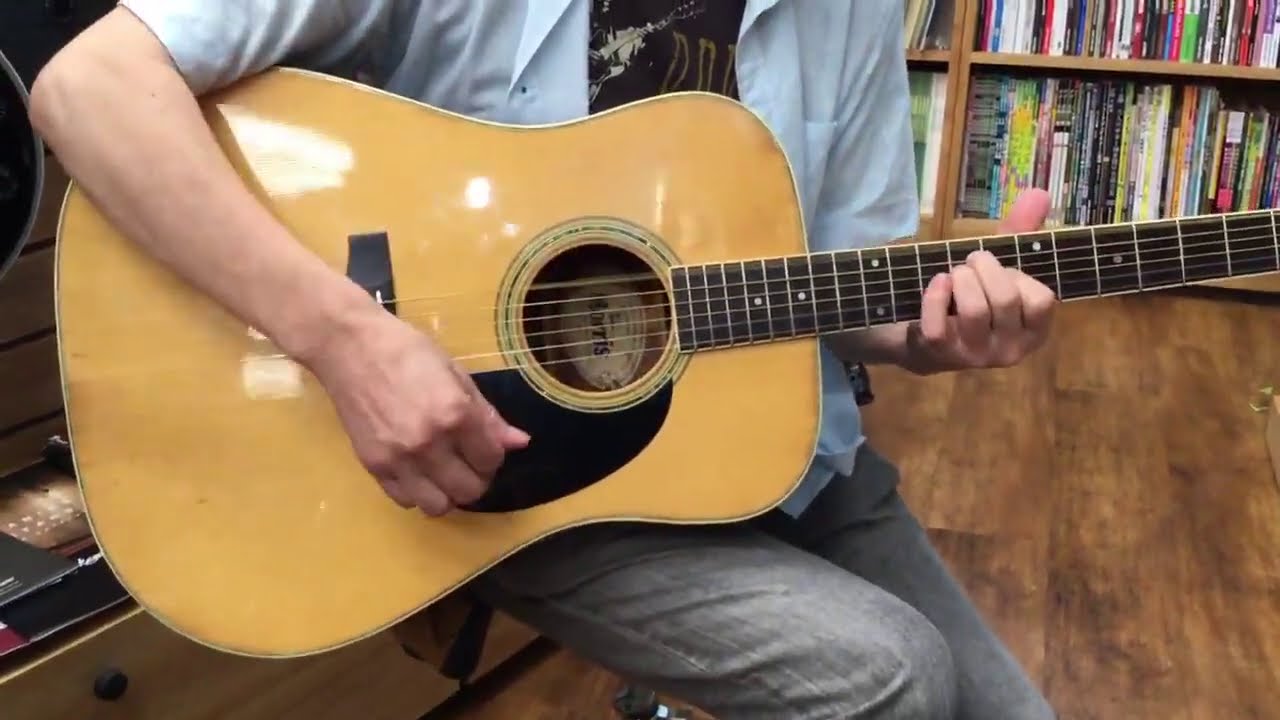 Morris W-25 】モーリス アコースティックギターを弾いてみた