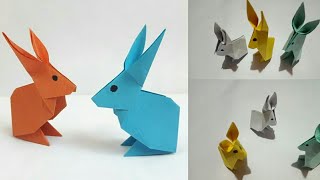 How to make Colour Paper Rabbit DIY Craft Idea LifeStyle Designs