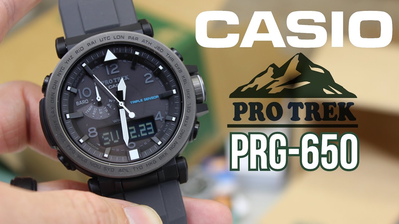 Casio Pro Trek PRG 650 - Unboxing and First Impressions - YouTube
