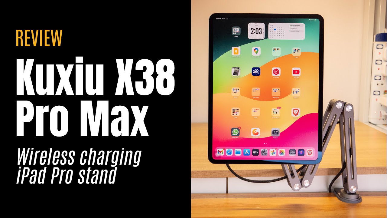 Kuxiu X38 Pro Max review: iPad Pro & Air wireless charging arm