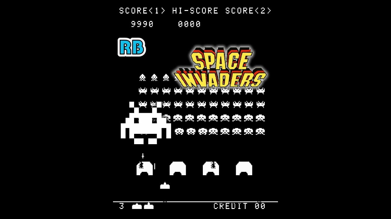 1978 [60fps] Space Invaders 19990pts - YouTube