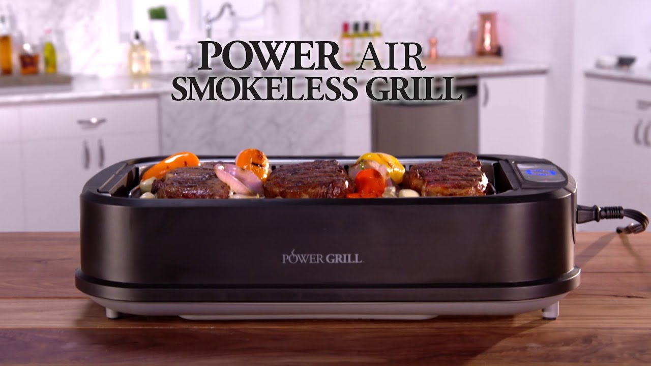 Power Smokeless Grill - YouTube