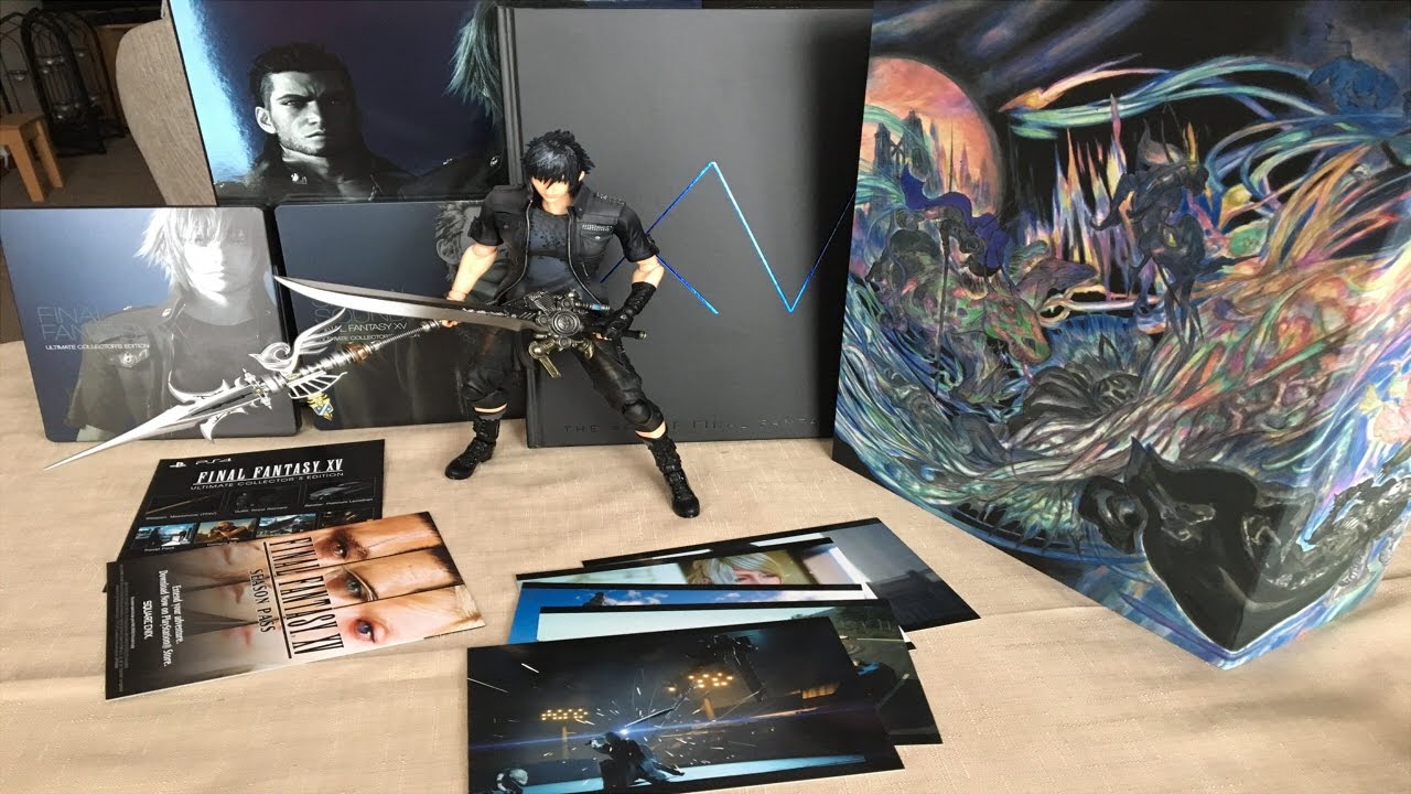 Final Fantasy XV - Ultimate Collectors Edition Unboxing - YouTube