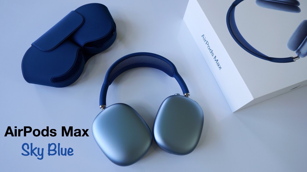 Apple AirPods Max Sky Blue Unboxing - YouTube