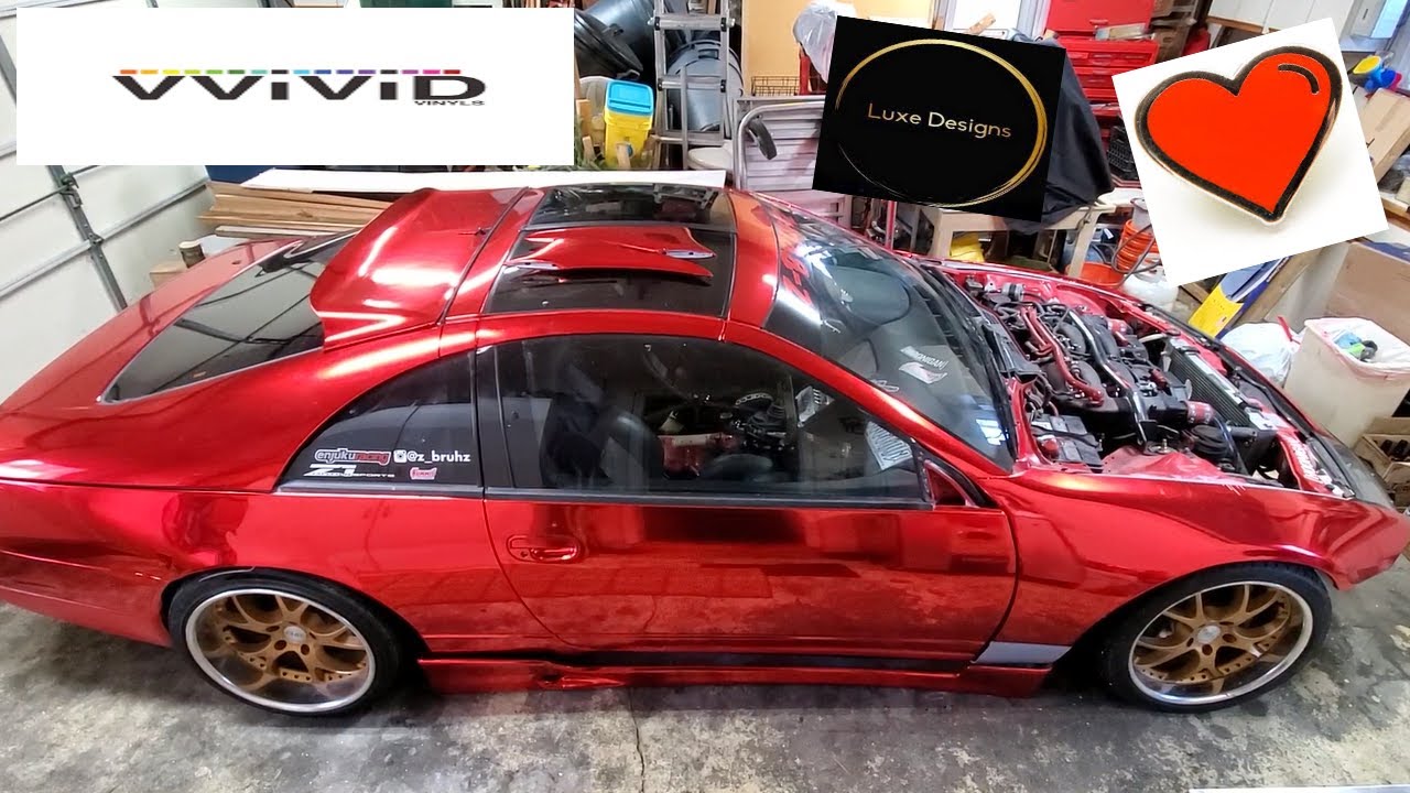 We Went Red Chrome w/ Vivvid Vinyl and Luxe Designs NH - YouTube