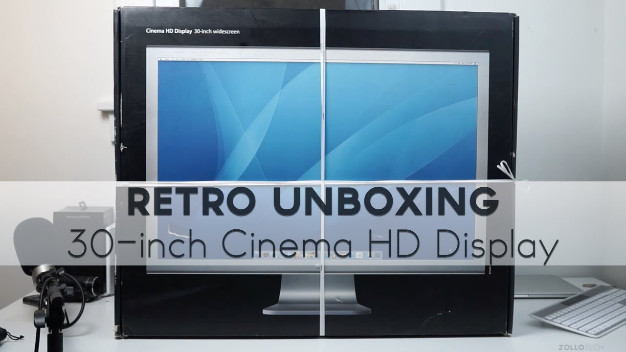 Retro Unboxing - Apple 30-inch HD Cinema Display - YouTube