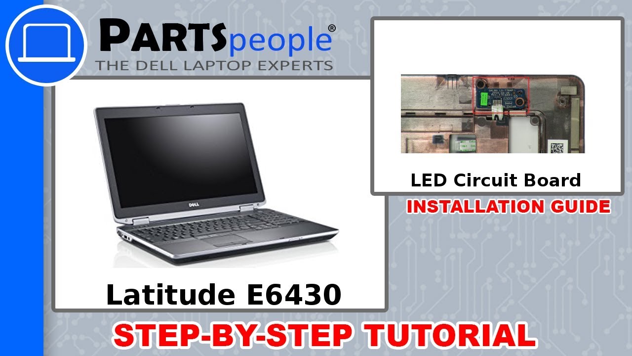 Dell Latitude E6430 (P25G001) LED Circuit Board How-To Video