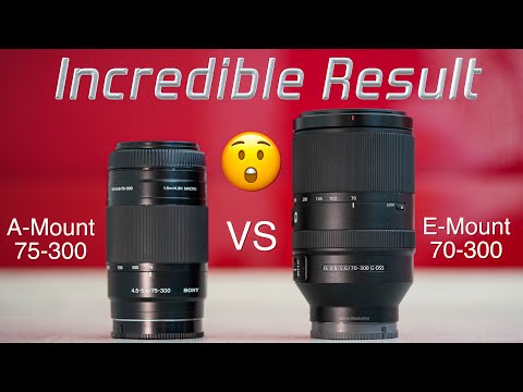 Sony SAL 75-300 mm vs SEL 70-300 mm - You will not believe it