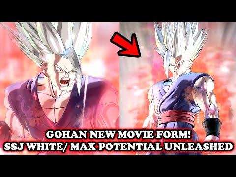 DLC Gohan *NEW SSJ White* Form MOVIE (DBS: Super Hero)! FINAL