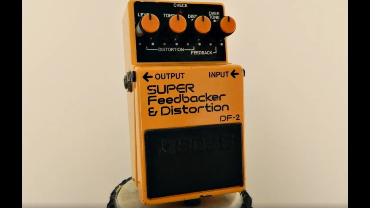Boss DF-2 Super Feedbacker and Distortion Made in Japan - YouTube