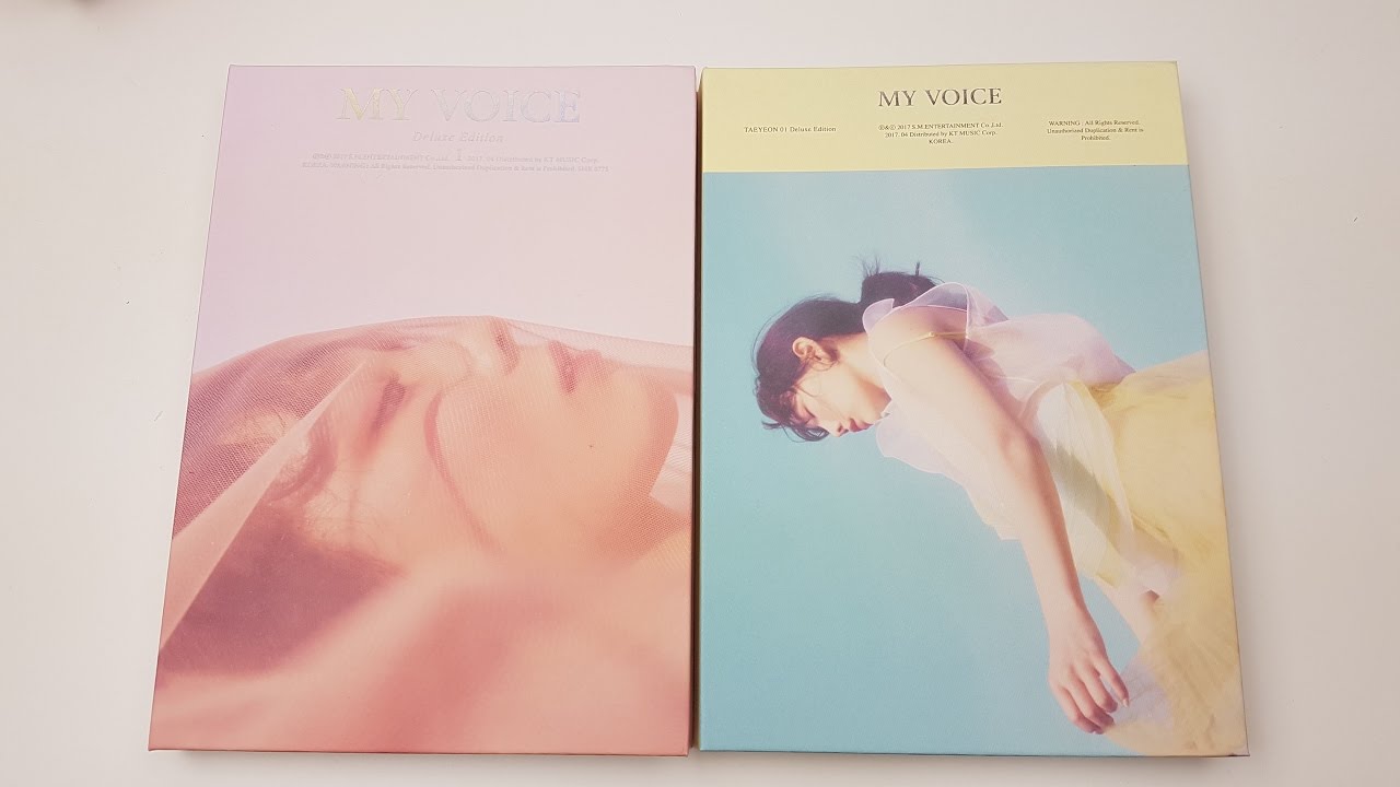 Unboxing Taeyeon 태연 1st Studio Album My Voice (Deluxe Edition