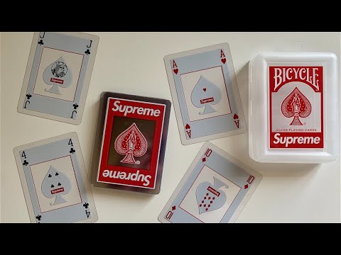 Supreme Bicycle Playing Cards - YouTube