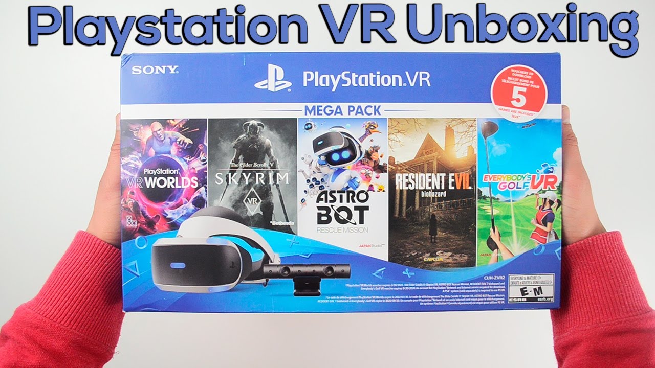 Unboxing Playstation VR Mega Pack Bundle With 5 Games - YouTube