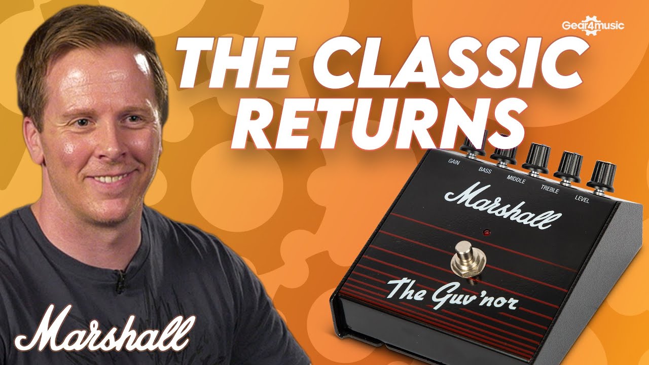 Marshall Reissue: Guv'nor Guitar Pedal | Gear4music Guitars - YouTube