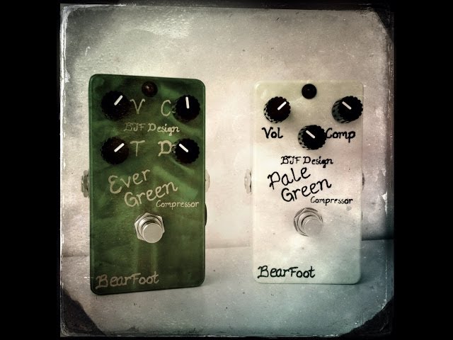 Bearfoot FX Pale Green and Ever Green Compressors, demo by Pete