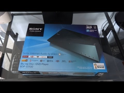 Sony BDP-S5100 3D Blu-ray Media Player Unboxing - YouTube