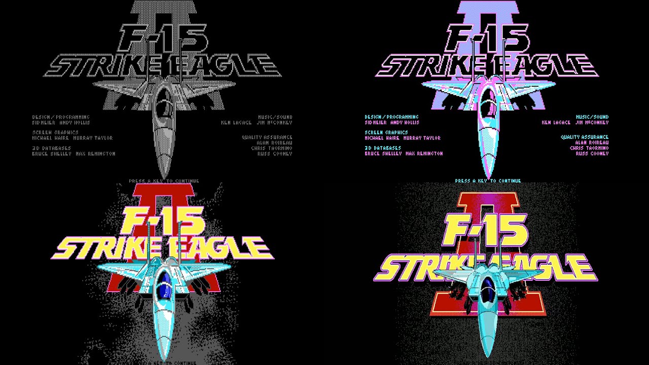 F-15 Strike Eagle II • Microprose 1989 (Roland Sound) - YouTube