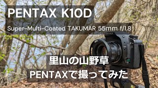 PENTAX K10D｜Super-Multi-Coated TAKUMAR 55mm f/1.8｜山野草を撮って