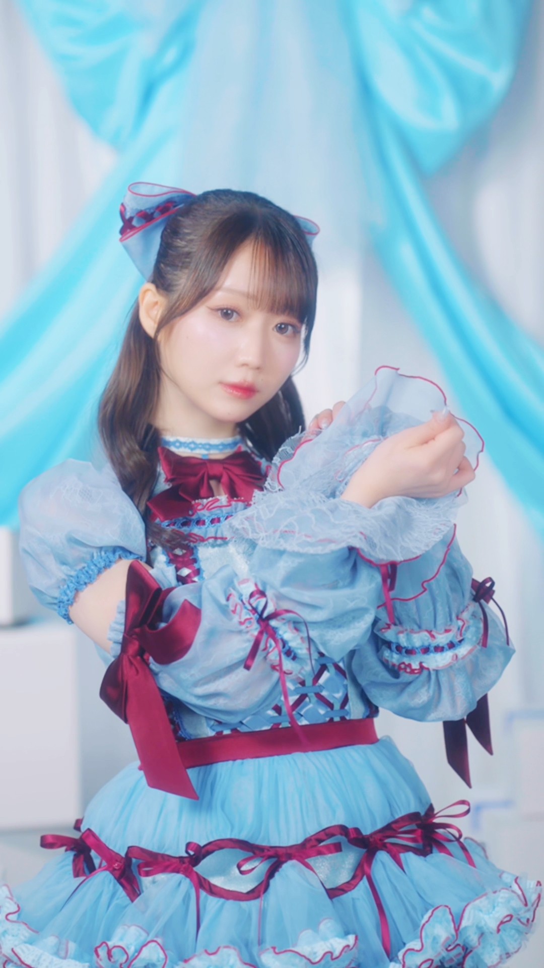 4/1発売 20thシングル #劇薬中毒 歌唱衣装 Dance ver.🩵❤️#イコール