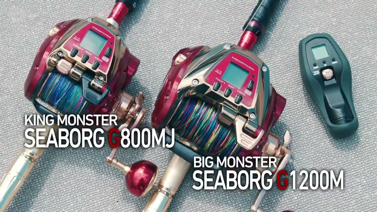 24 SEABORG G800MJ / SEABORG G1200M || DAIWA - YouTube