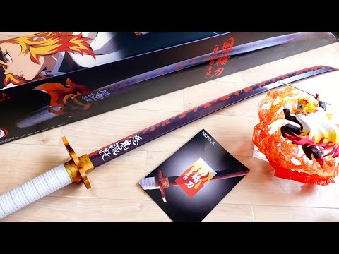 劇場版 主題歌も鳴る！1/1サイズ 煉獄さんの日輪刀！プレバン限定