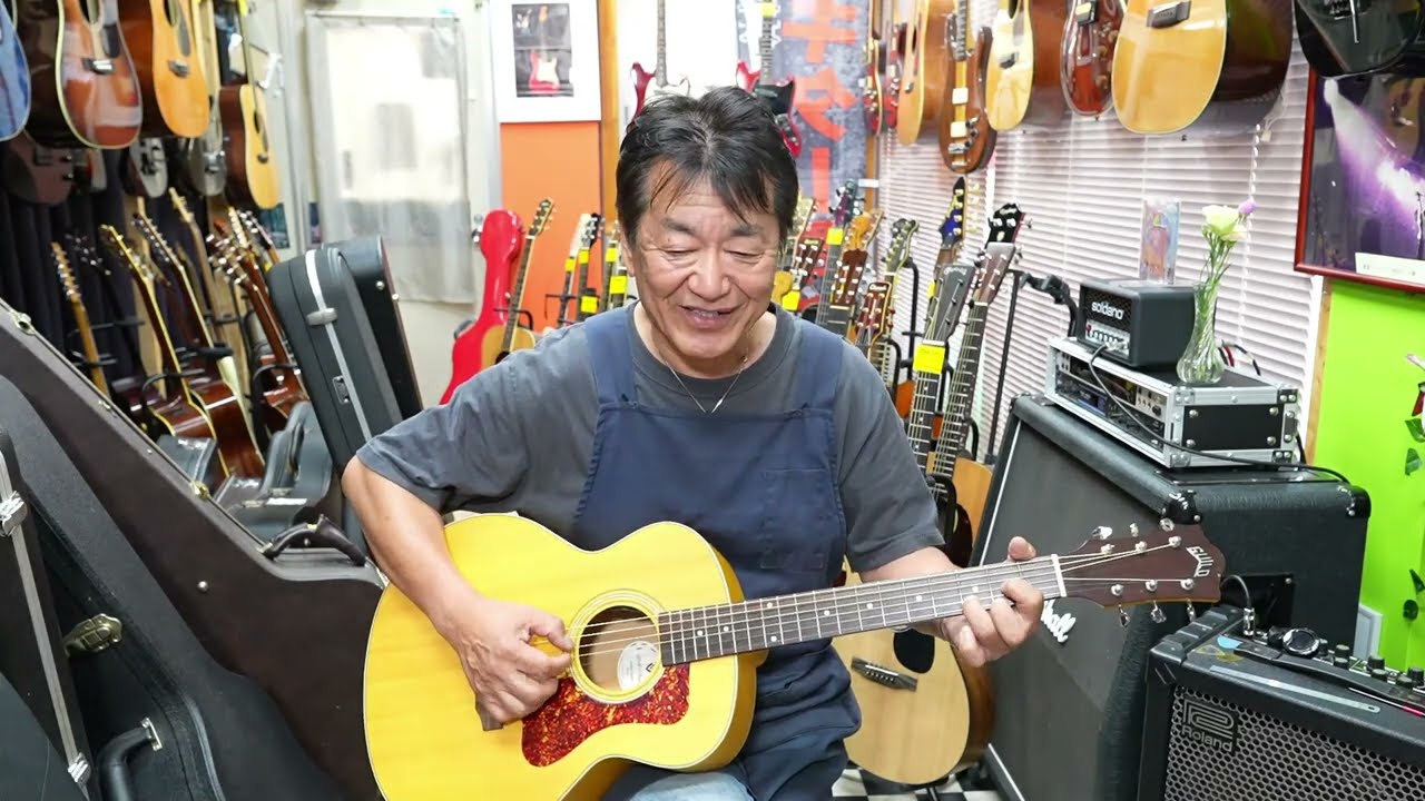 GUILD JUMBO JUNIOR 小ぶりなギルドのエレアコ - YouTube