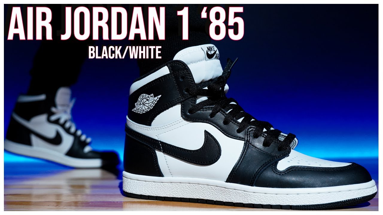 Air Jordan 1 High 85 Black/White - YouTube