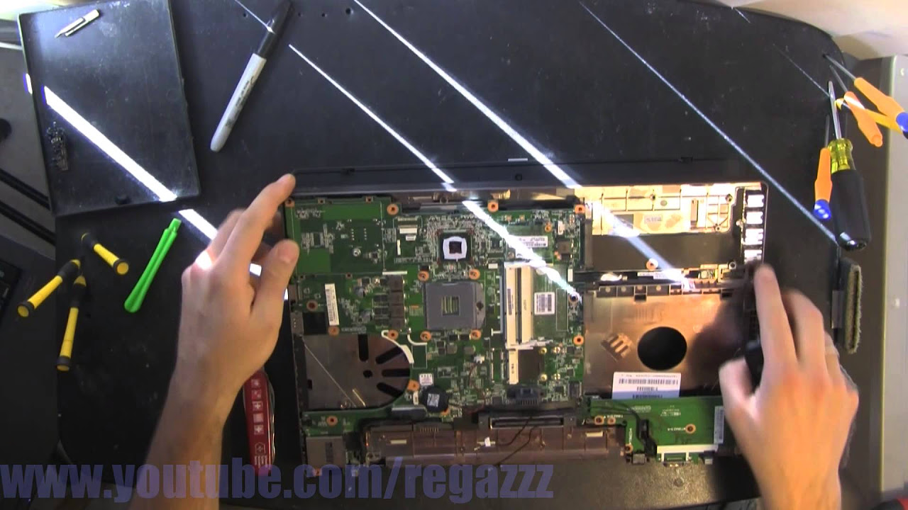 HP PROBOOK 6560B take apart video, disassemble, how to open