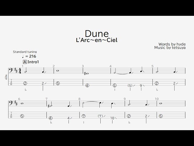 DUNE L'Arc-en-Ciel ラルク バンドスコア 絶版】 L'Arc〜en〜Ciel