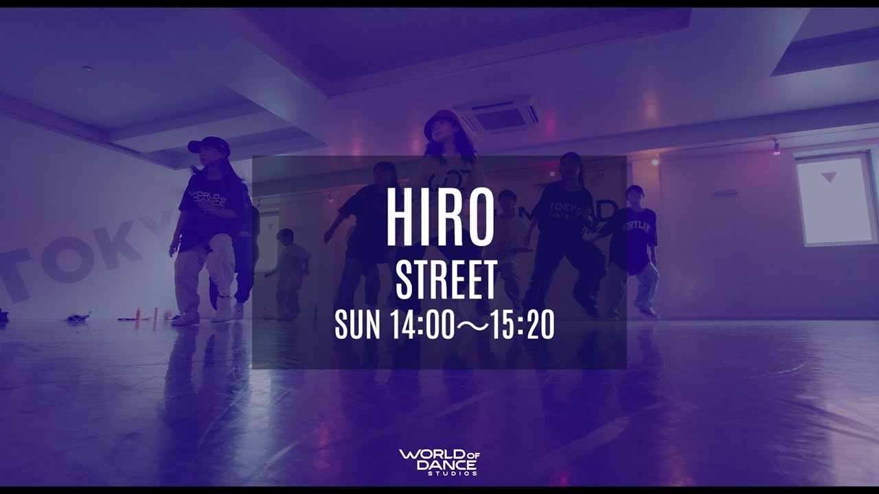 HIRO - 【講師紹介】 World of Dance Studios Tokyo