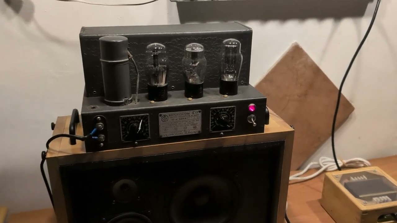 オーディオ視聴動画 ADVANCE社製 KT88 single シングルアンプ 真空管