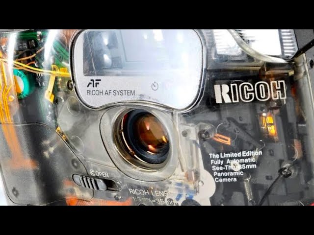 Ricoh FF-9SD Limited Edition See-Thru Fully Automatic 35mm Film