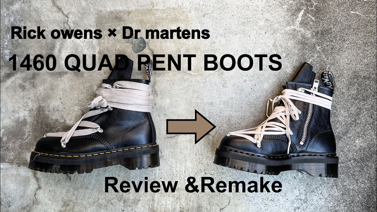 I bought Rick Owens x Dr. Martens 1460 Quad Pent Boots and quickly