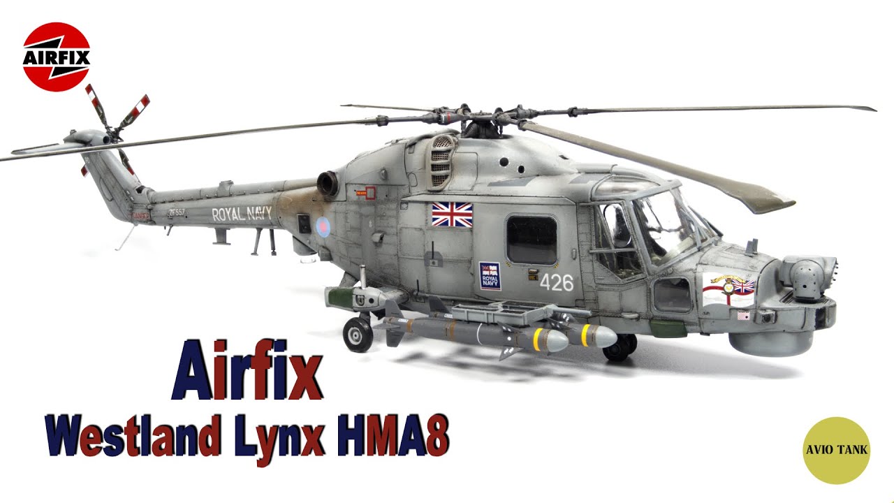 AIRFIX - WESTLAND LYNX HMA8 - ROYAL NAVY - MODEL KIT AIRFIX - 1/48